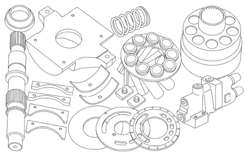 Hydraulic Pumps & Motors Spare Parts-eastdiamond